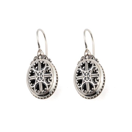 Gerochristo - Roxana Oval Earrings in Sterling Silver