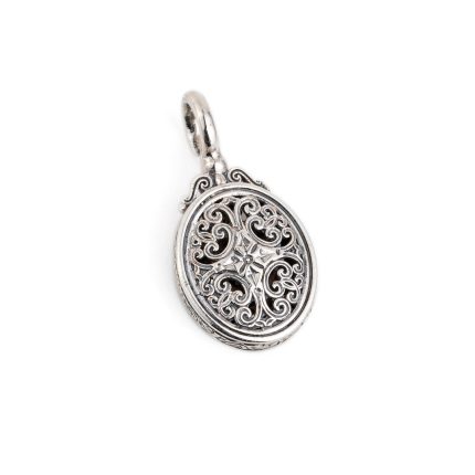 Gerochristo – Oval Pendant in Sterling Silver