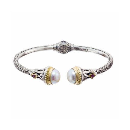 Gerochristo - Santorini Bracelet in 18K Gold and Sterling Silver