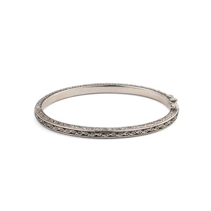 Gerochristo - Bangle Bracelet in Sterling Silver