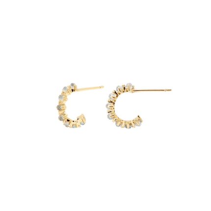PD Paola Mint Bird Gold Earrings