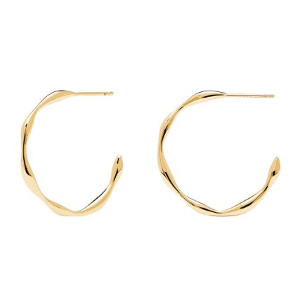 PD Paola Vanilla Gold Earrings
