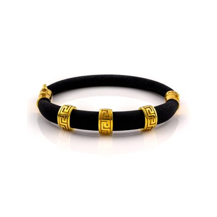 Greek Key Bracelet - 925 Sterling Silver