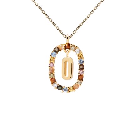 PD Paola Letter O Necklace - 18k Gold plating