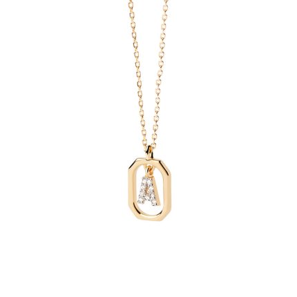 PD Paola Mini Letter A Necklace