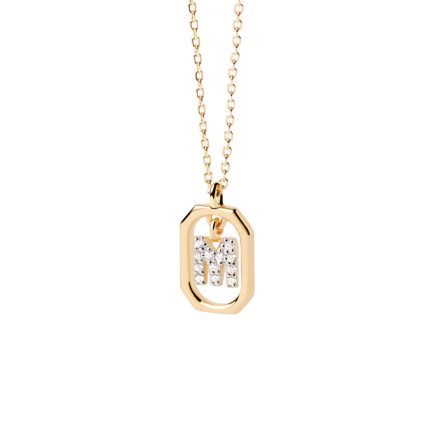 PD Paola Mini Letter M Necklace