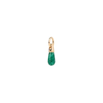 PD PAOLA Green Aventurine Drop Pendant