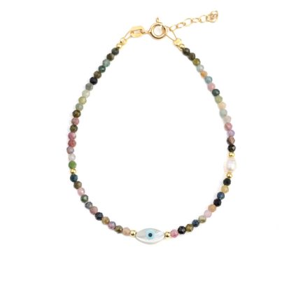 Evil Eye Tourmaline Bracelet