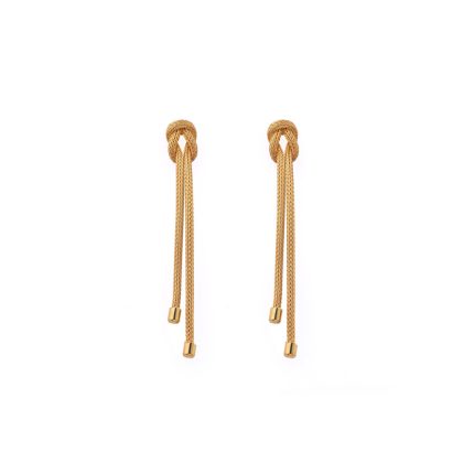 Knot Earrings Gold Plated