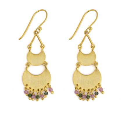 Tourmaline Boho Earrings