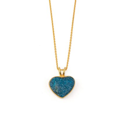 Apatite heart Necklace