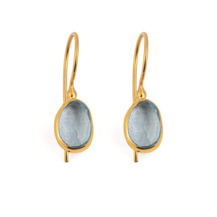 Blue Topaz Earrings