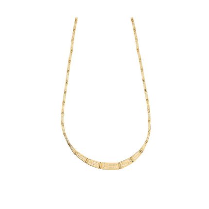 Meander Necklace - 14k Gold