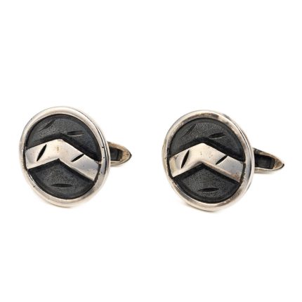 Leonidas Shield Cufflinks - 925 Sterling Silver