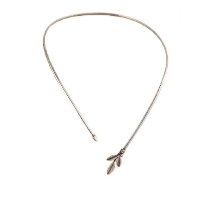 Leaf Necklace - 925 Sterling Silver