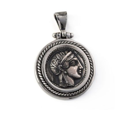 Goddess Athena Pendant - 925 Sterling Silver