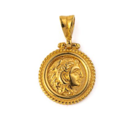 Hercules Pendant - 925 Sterling Silver Gold Plated