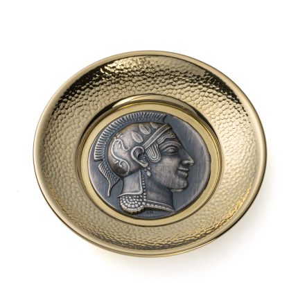 Bronze Plate Goddess Athena - 925 Silver