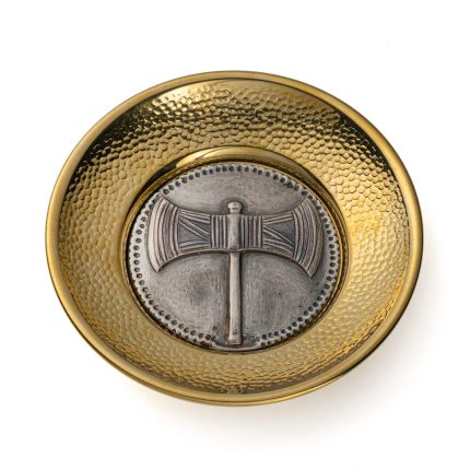 Bronze Plate Minoan Axe - 925 Silver