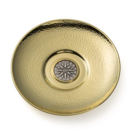 Bronze Plate Vergina Sun - 925 Silver