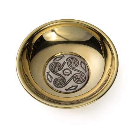 Bronze Ancient Greek Plate Cycladic Art - 925 Silver