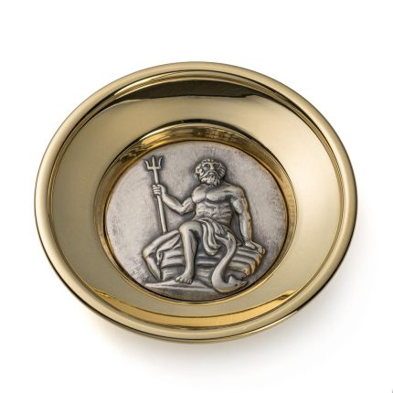 Bronze Plate The God of the Sea Poseidon