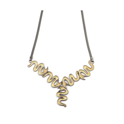 Sterling Silver Snake Necklace