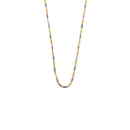 Byzantine Chain - 925 Sterling Silver and Gold Plated