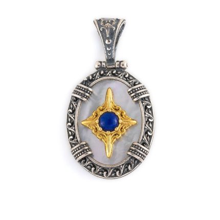 Byzantine Style - Lapis Lazuli Pendant