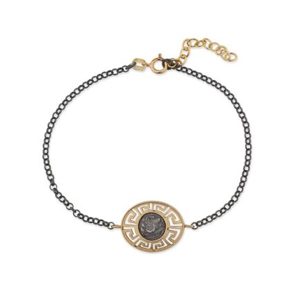 Alexander Chain Bracelet with Meander - 925 Sterling Silver