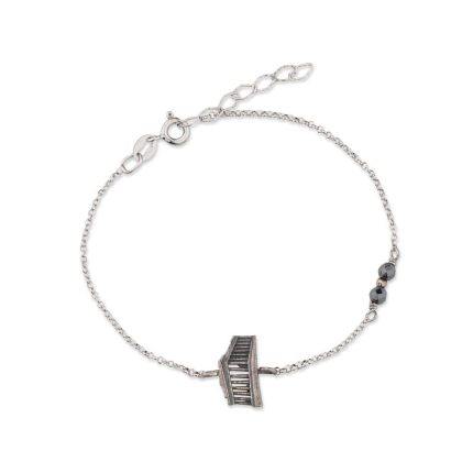 Parthenon Chain Bracelet in sterling silver