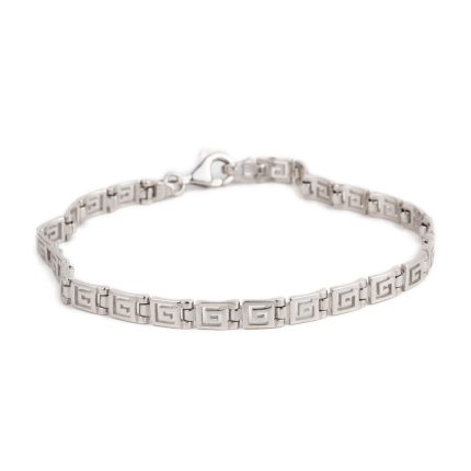 Meander Link Bracelet – 925 Sterling Silver
