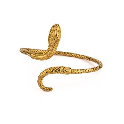 Snake Cuff Bracelet  – 925 Sterling Silver and Gold Plated