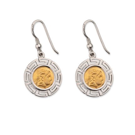 Alexander the Great Dangle Earrings - 925 Sterling Silver