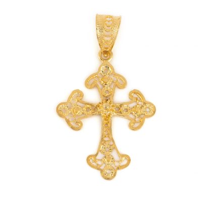 Byzantine Cross in 14K Gold