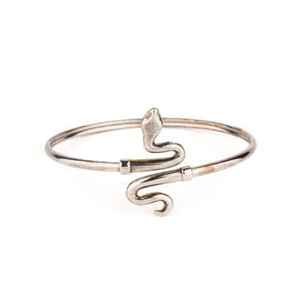 Snake Cuff Bracelet – 925 Sterling Silver