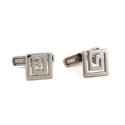 Meandros Cufflinks – 925 Sterling Silver