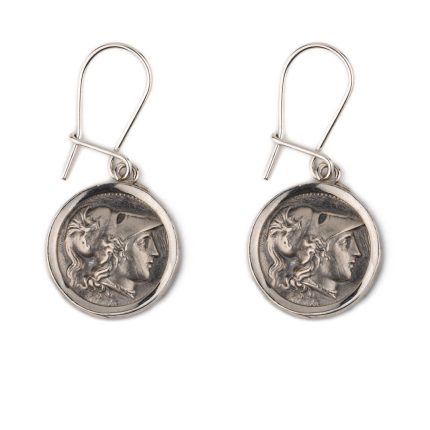 Goddess Athena Earrings - 925 Sterling Silver