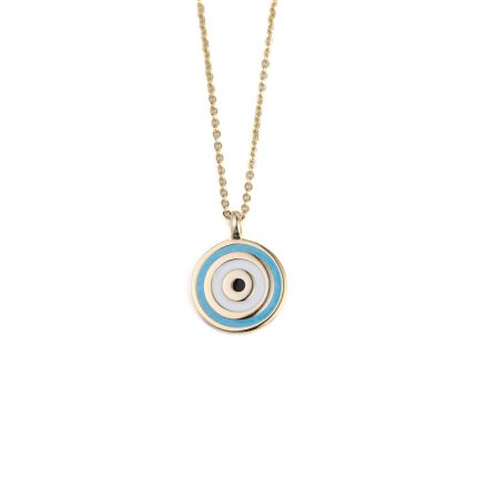 Enamel Eye Necklace
