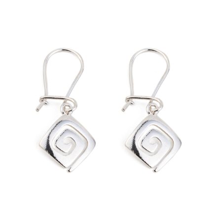 Greek Key Drop Earrings