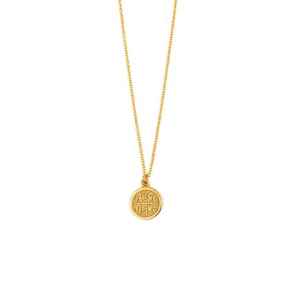 Constantinato Cross Necklace - 14K Gold