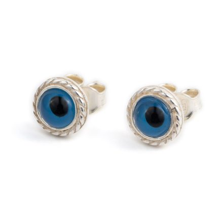 Evil Eye Stud Earrings - 925 Sterling Silver
