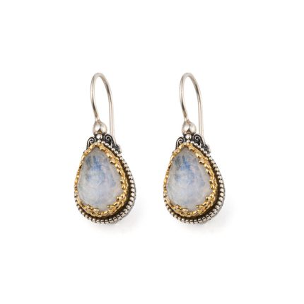 Gerochristo - Dione Teardrop Earrings with Moonstone
