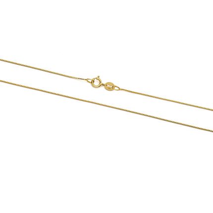 Box Chain - 925 Sterling Silver and Gold Plated