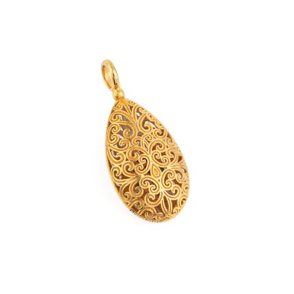 Kallisto teardrop pendant in Gold plated silver 925