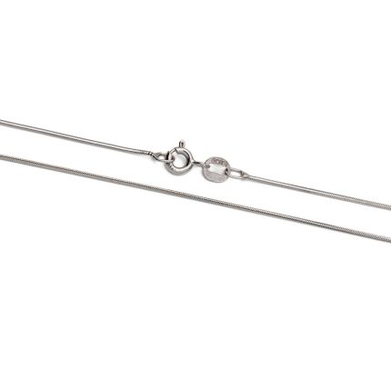 925 Sterling Silver Round Snake Chain 50 cm