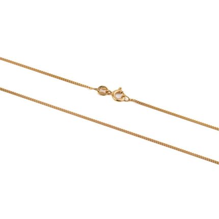 Curb Chain - 925 Sterling Silver and Gold Plated