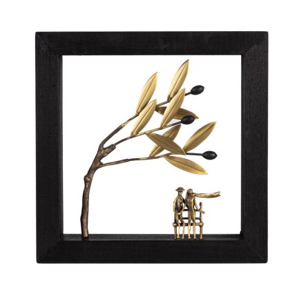The couple - Wood art frame