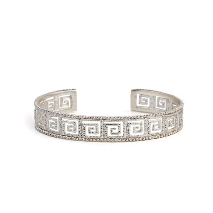 Greek Key Meander Lace Bracelet