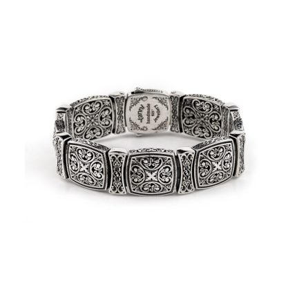 Crosses Bracelet – Sterling Silver Yianni Jewelry